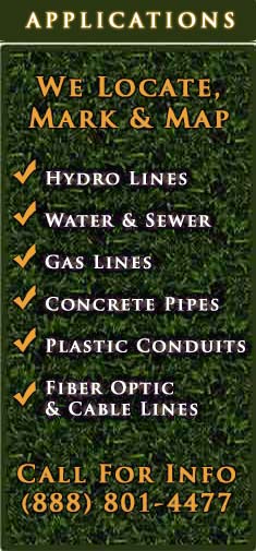 locate utilities | utility locator | utility locating applications
